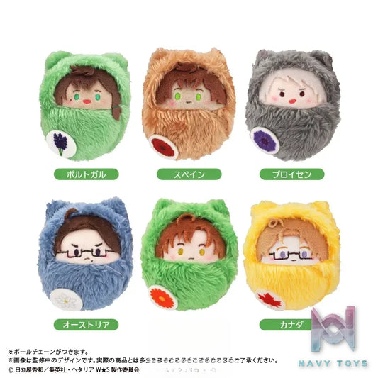 TAPIOCA – Hetalia: World Stars Pocket Zoo Plush Blind Box Vol. 2 (6 types) (Licensed)