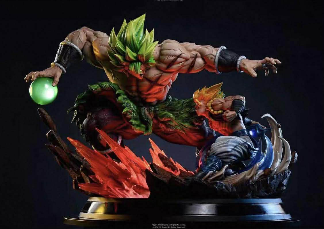 Broly vs Gogeta - Dragon Bal - YYGK Studio ( Sale 50% ) resin statue Navy Toys anime figure