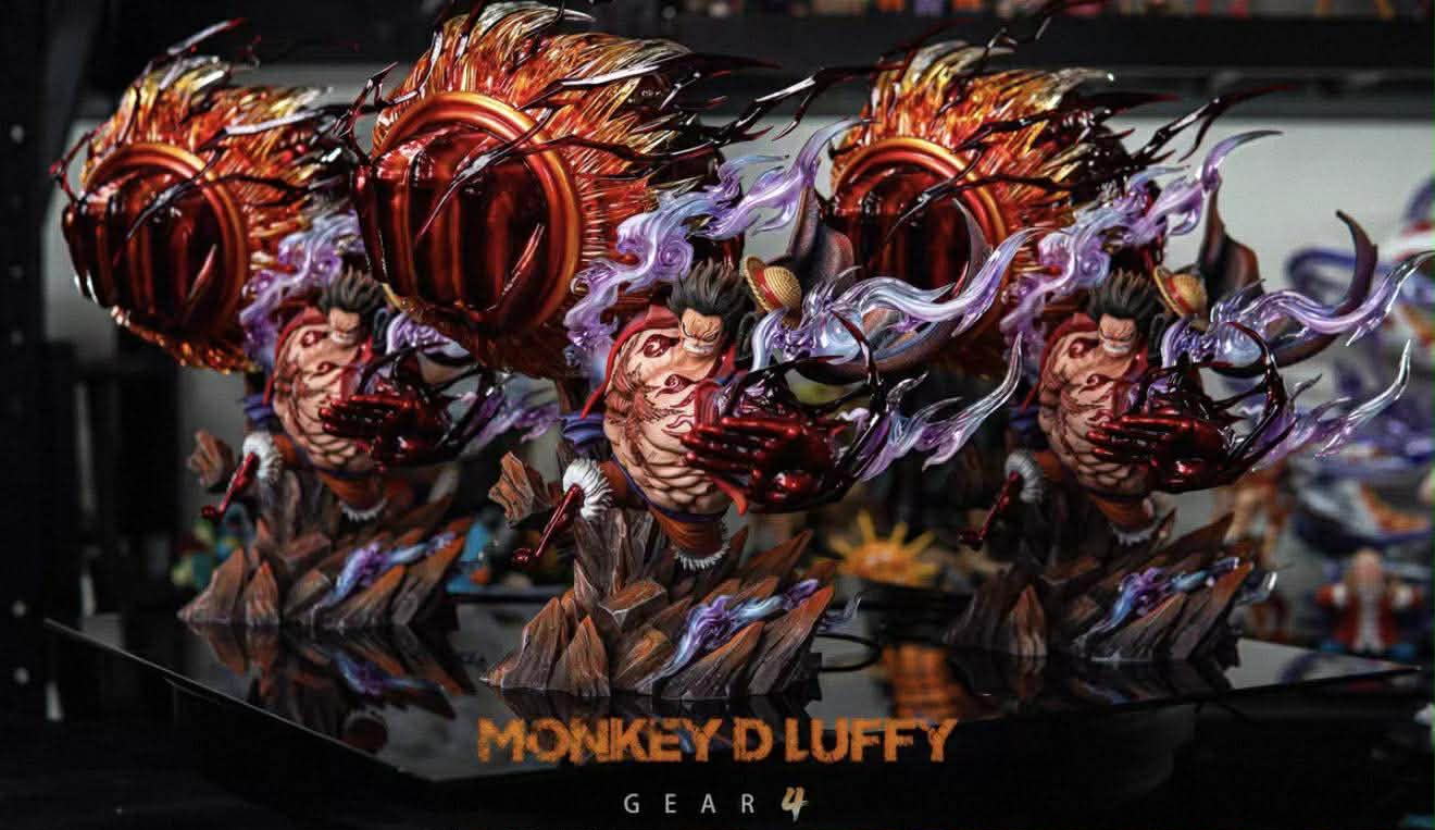 Luffy One Piece Gear 4 - YYGK resin statue Navy Toys anime figure