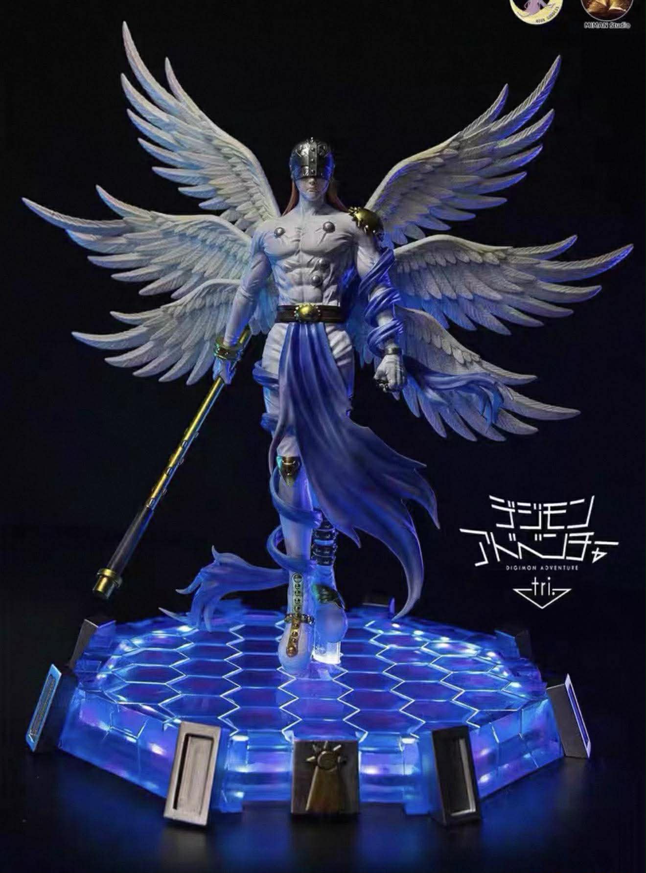 Digimon Angelomon & Angelo of Luna Temple - Digimon - YYGK Studio ( Sale 50%) resin statue Navy Toys anime figure