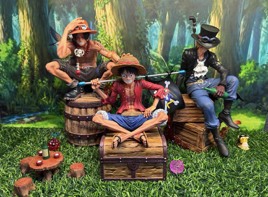 Ace , Luffy, Sabo ASL - One Piece - YYGK Studio ( Sale 50% ) resin statue Navy Toys anime figure