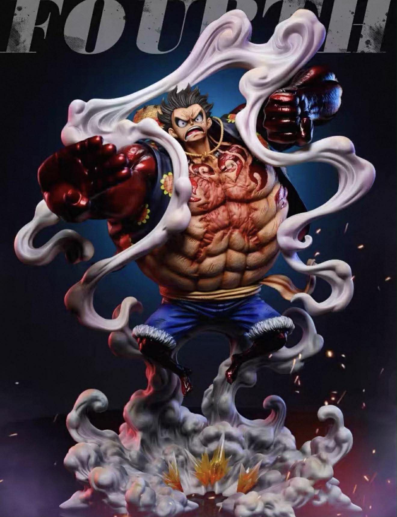 One Piece - Luffy Bounce Man - YYGK Studio resin statue Navy Toys anime figure