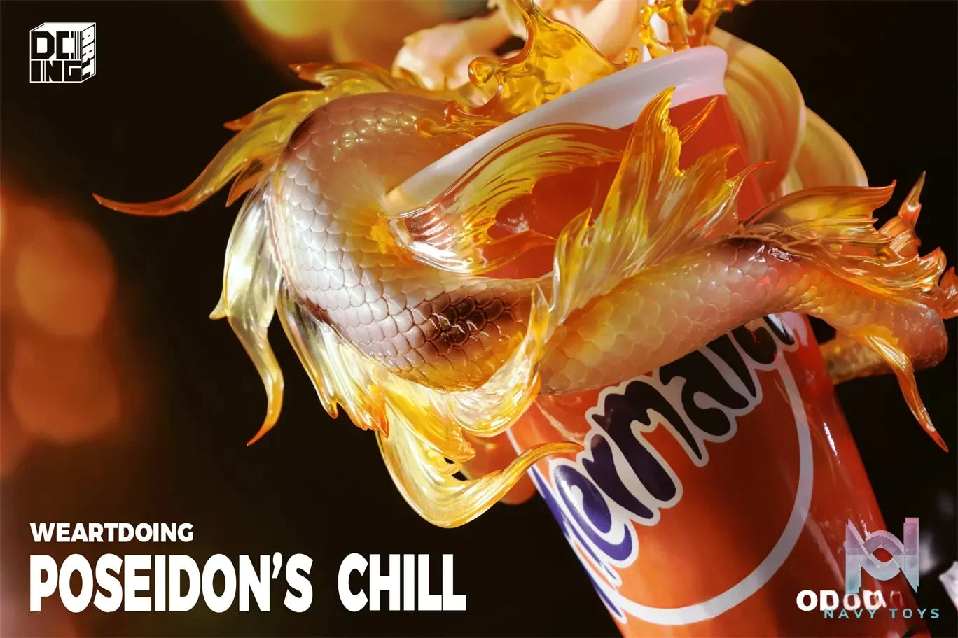 Weartdoing Studio – Original Poseidon’s Chill-Red & Blue & Orange (Licensed)