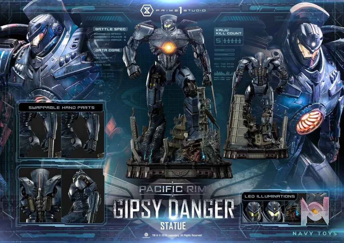 Prime 1 Studio – Ultimate Diorama Masterline Pacific Rim Gipsy Danger UDMPACRIM-01 UDMPACRIM-01DX (Licensed)