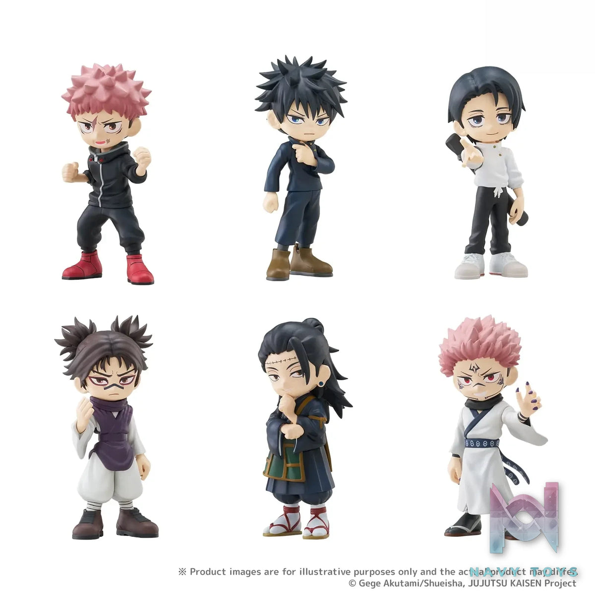 Bushiroad Creative – Jujutsu Kaisen PalVerse Series Figures 6pcs/Box (Licensed)