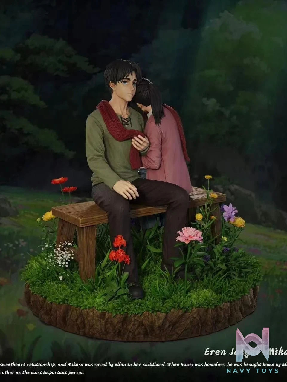 Eren & Mikasa - Attack On Titan - Freedom Studio resin statue freedom studio anime figure