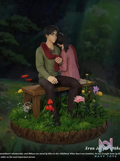 Eren & Mikasa - Attack On Titan - Freedom Studio resin statue freedom studio anime figure