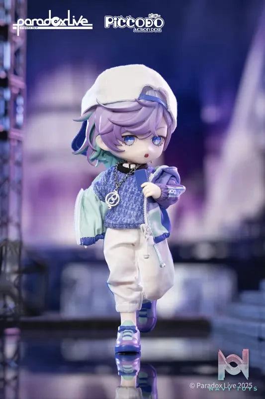 GENESIS x PICCODO ACTION DOLL Studio – PICCODO ACTION DOLL X Paradox Live Kanata & Nayuta Yatonokami Chibi Doll (Licensed)