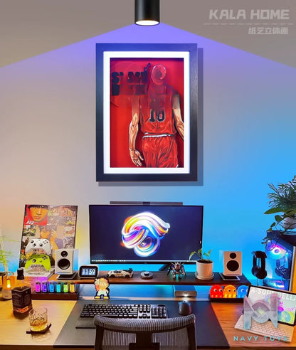 KALA HOME Studio – Hanamichi Sakuragi #02 3D Decorative Painting Slam Dunk