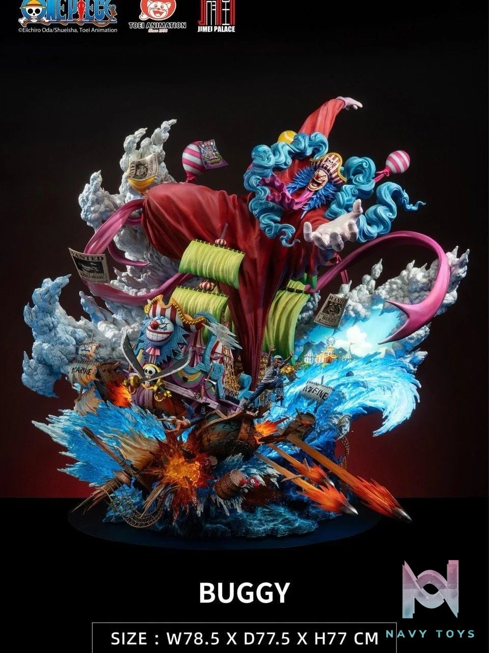 BUGGY - One Piece - Jimei Palace Studio resin statue Jimei Palace Studio anime figure