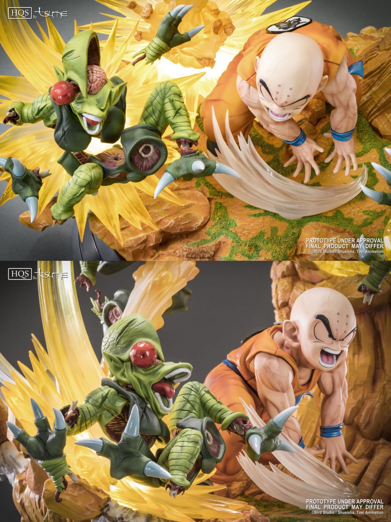 Krillin Vs The Saibaimen - Dragon Ball - Tsume Art resin statue Tsume Art Studio anime figure