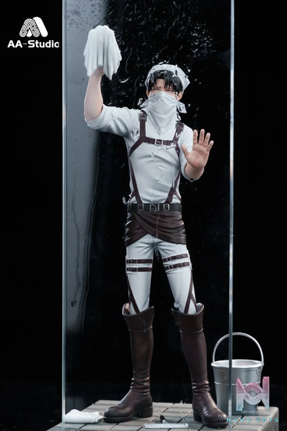 AA Studio – Levi Ackerman X Erwin Smith Window Wiping Attack on Titan