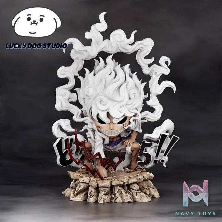 Luffy Nika resin statue Lucky Dog Studio anime figure
