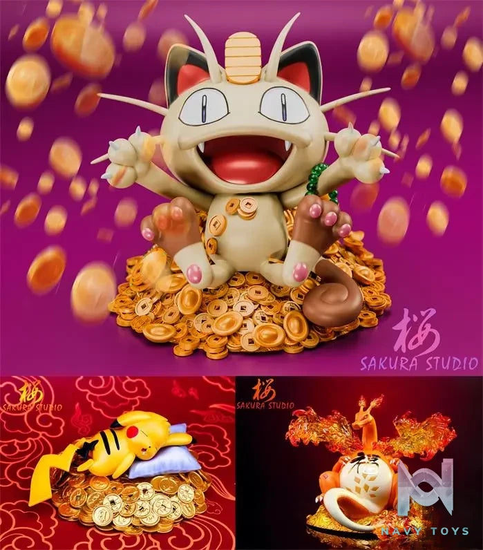 SAKURA Studio – Pokemon Money comes from #3 Lucky cat Meowth
