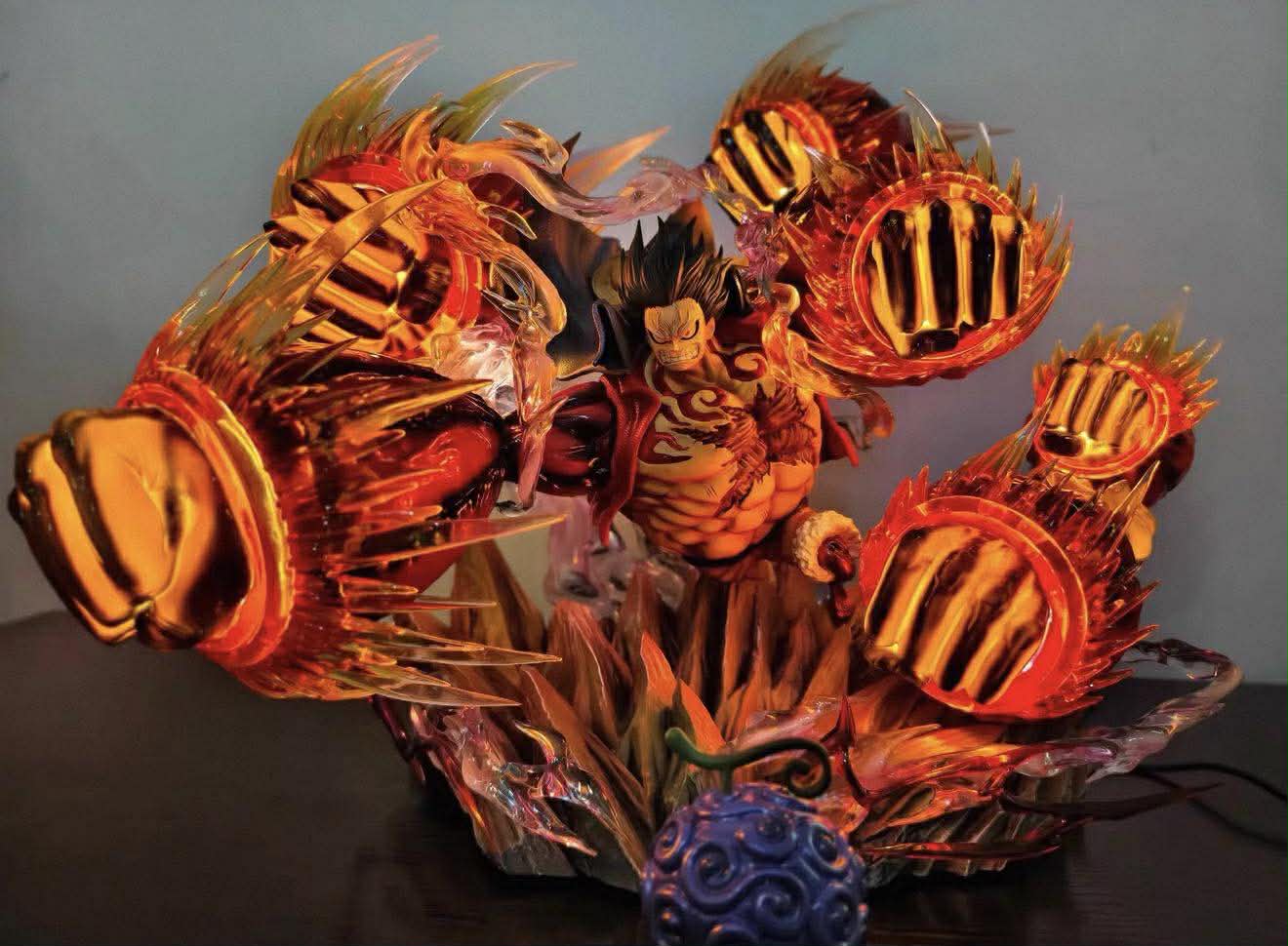 One Piece - Luffy Bounce Man YYGK Studio resin statue Navy Toys anime figure