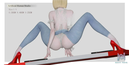 Artificial Human Studio – Android 18 Realistic Style Dragon Ball