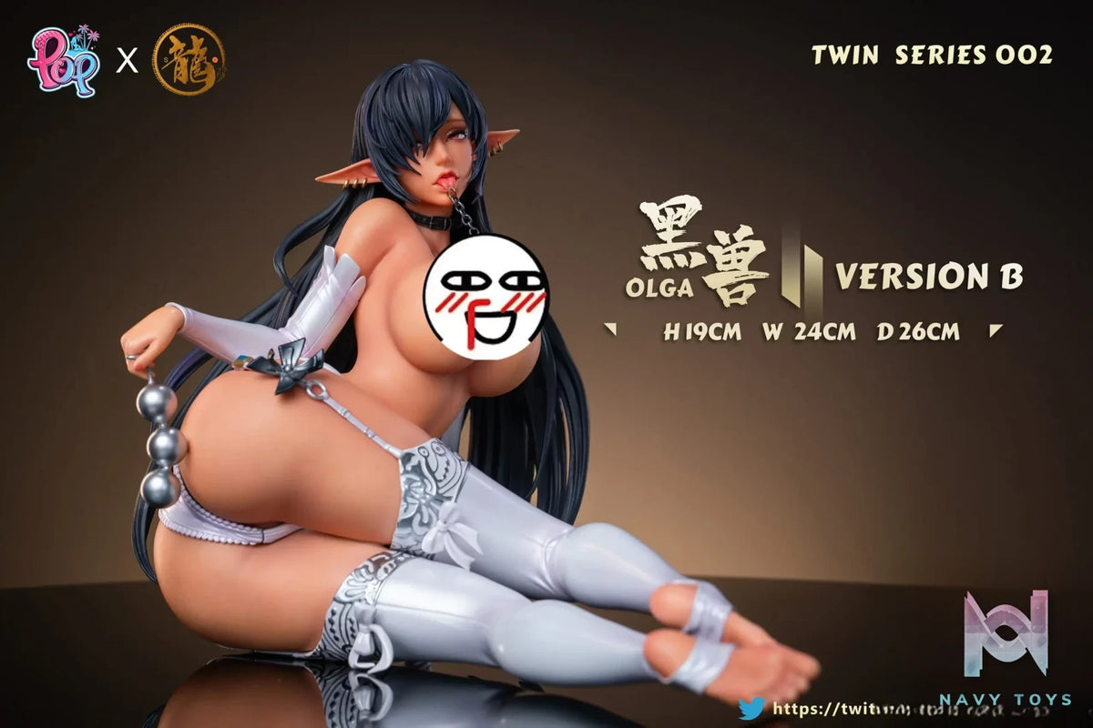 Dragon Studio & POP Studio – Kuroinu Twin Series 002 Kuroinu & Elf