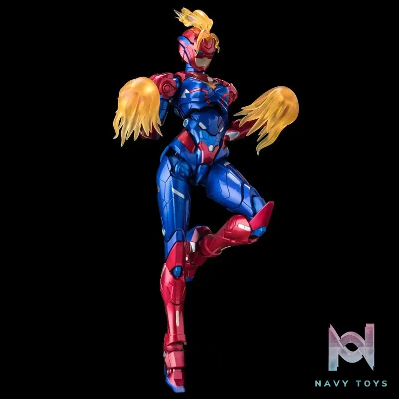 Sentinel – Fighting Armor Captain Marvel Action Figure (Licensed)