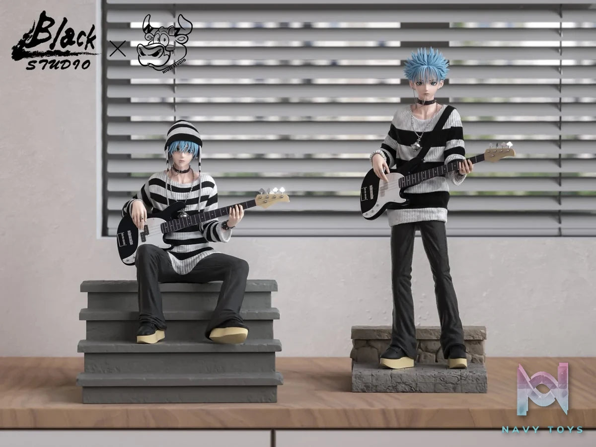 Okazaki Shinichi resin statue Black & NIUZI Studio anime figure