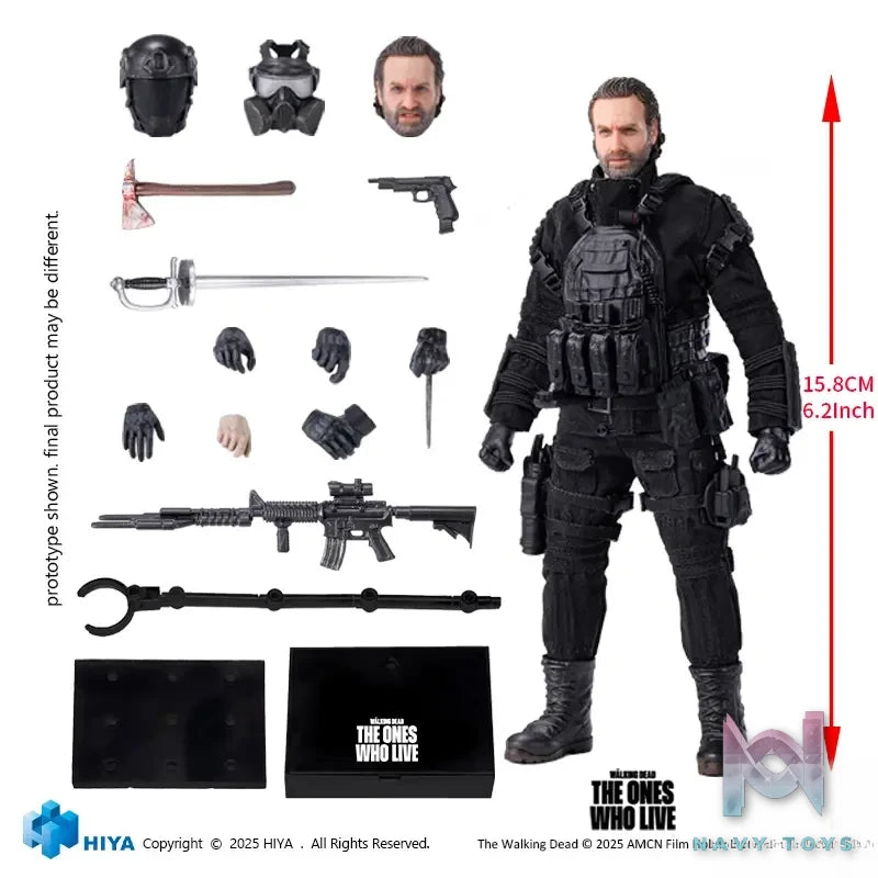HIYA Toys – The Walking Dead Rick Action Figure ESW0318 (Licensed)