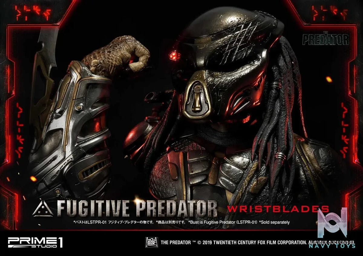 Prime 1 Studio – Life Size Bust The Predator (Film) Fugitive Predator Wristblades LSTPR-02 (Licensed)