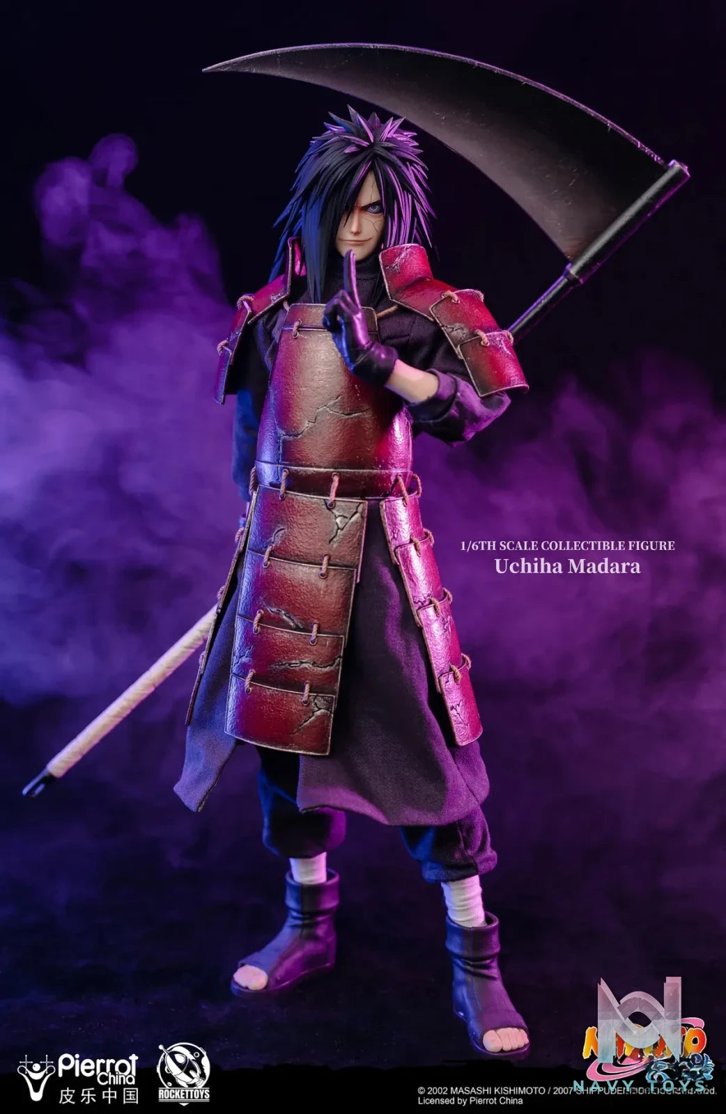 ROCKETTOYS Studio – Naruto Shippuden Uchiha Madara 1/6 Scale Action Figure ROC-005 (Licensed)