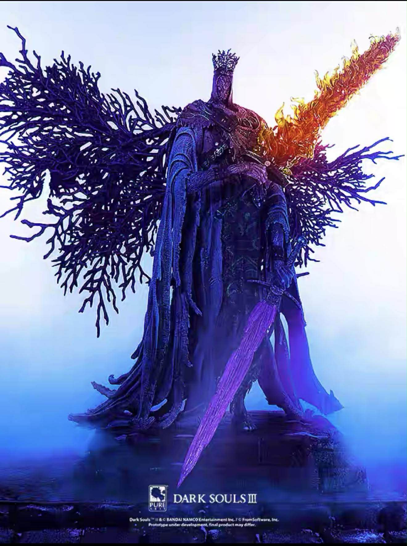 PureArts 1/7 DARK SOULS3 - Pontiff Sulyvahn resin statue Navy Toys anime figure