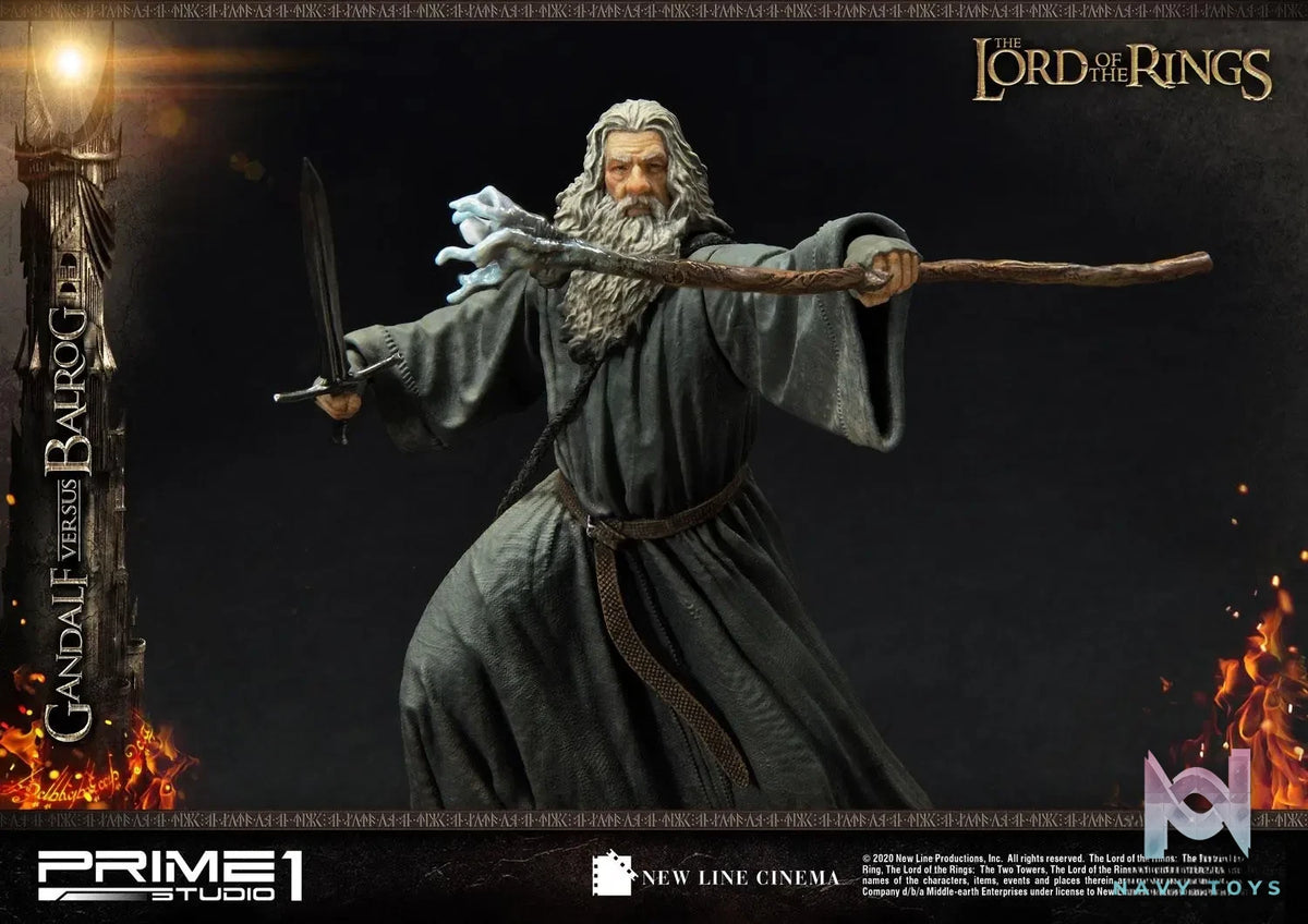 Prime 1 Studio – Premium Masterline The Lord of the Rings (Film) Gandalf Versus Balrog PMLOTR-02 PMLOTR-02EX (Licensed)