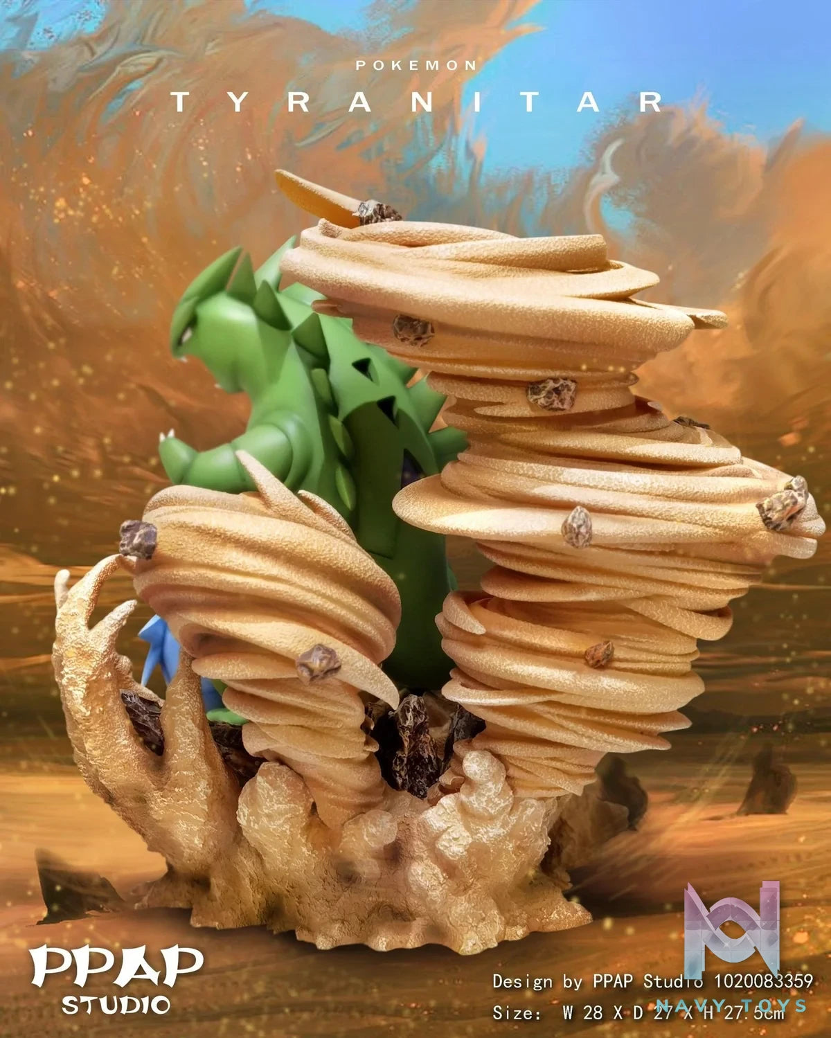 Tyranitar Family - Pokemon - PPAP Studio resin statue ppap studio anime figure