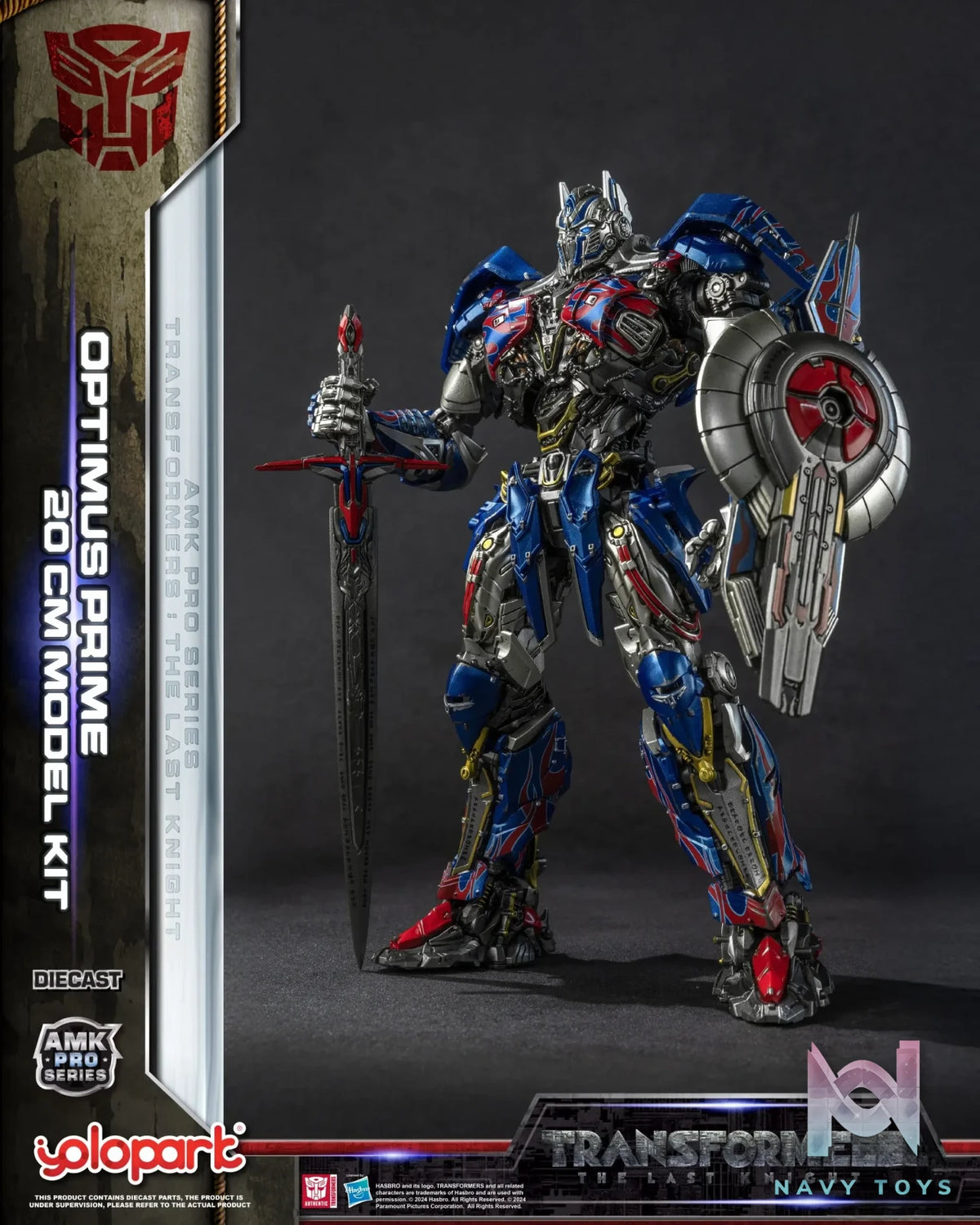 Yolopark Studio – Transformers: The Last Knight AMK PRO Series Optimus Prime Pre-Assembled Model