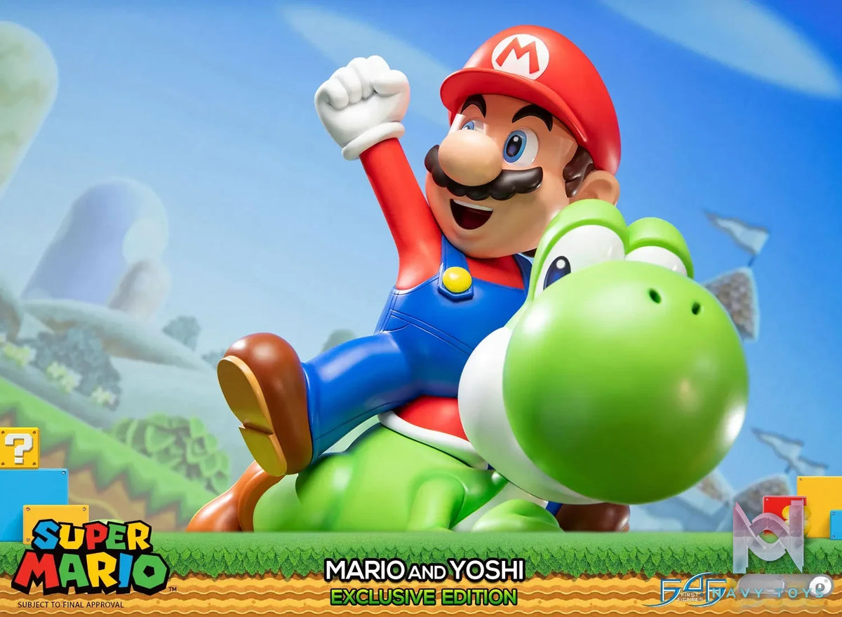 First 4 Figures – Super Mario – Mario and Yoshi SMMAYST SMMAYEX (Licensed)