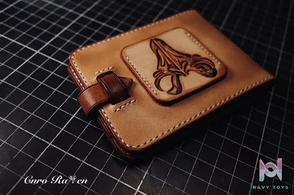 Raven Studio (silver jewelry) – Leather Carving Card Case Original