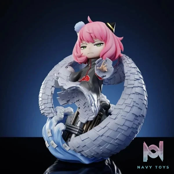 ZH Studio - Spy x Family Anya Forger COS Konan resin statue Navy Toys anime figure