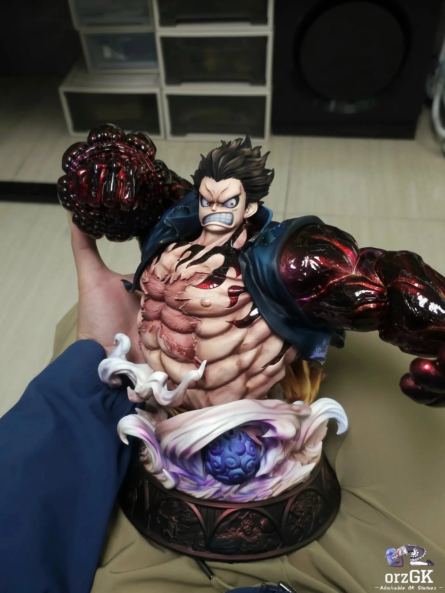 UNO Studio - One Piece 1/4 Gear fourth Luffy resin statue Navy Toys anime figure