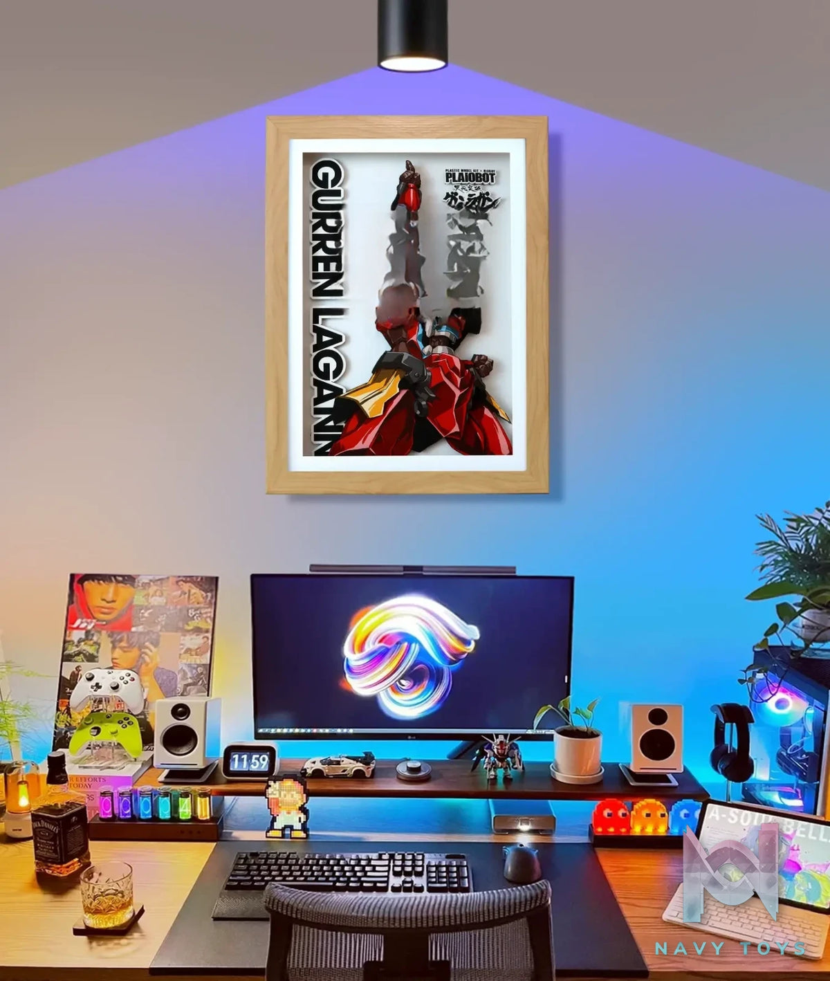 KALA HOME Studio – Gurren Lagann 3D Decorative Painting Tengen Toppa Gurren-Lagann