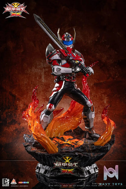 DHZT Studio – 1/6 Scale Armor Hero Atlas Audio-Luminescent Statue (Licensed)