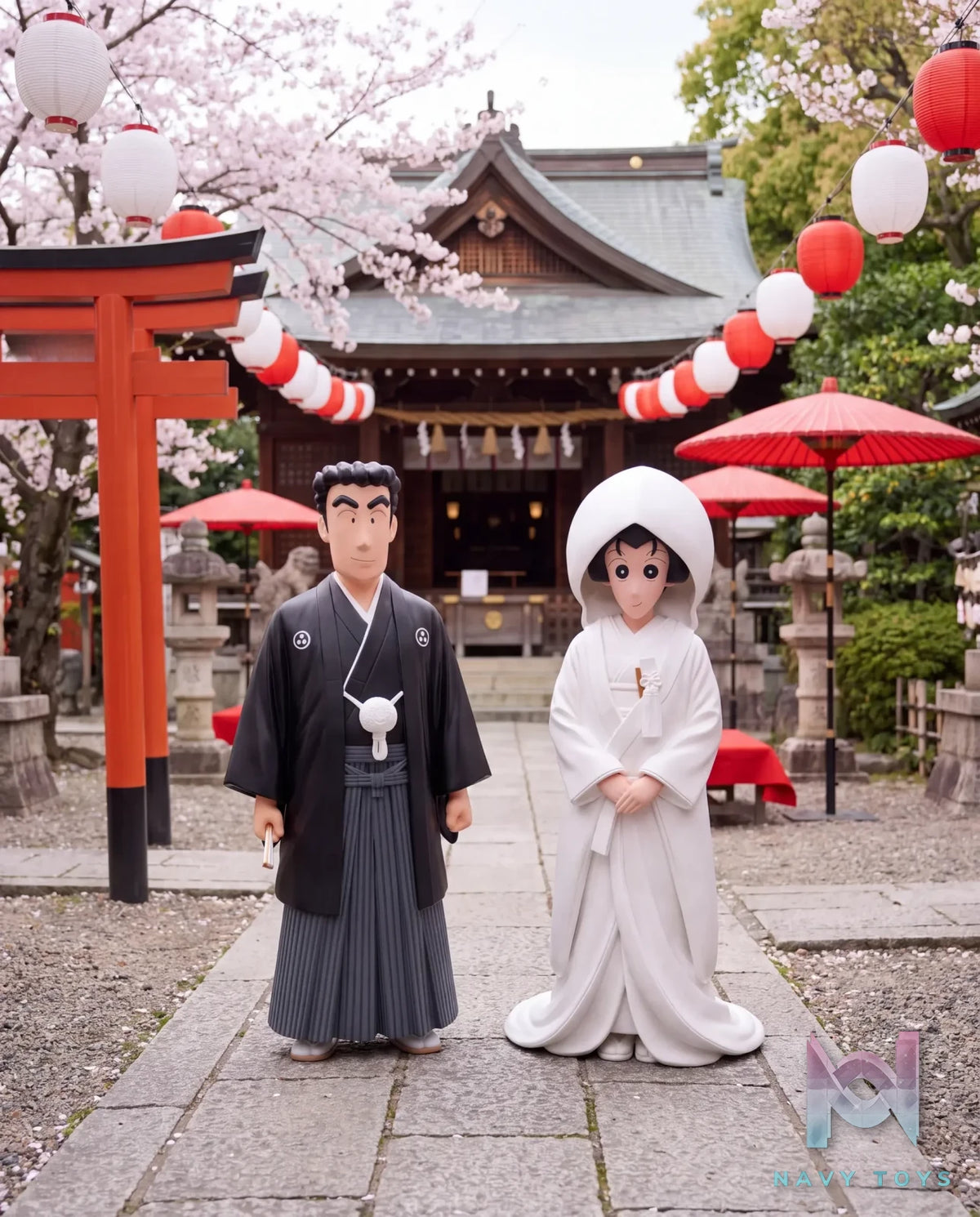 BiuBiu Studio – Nohara Hiroshi X Nohara Misae Japanese Wedding Crayon Shin-chan