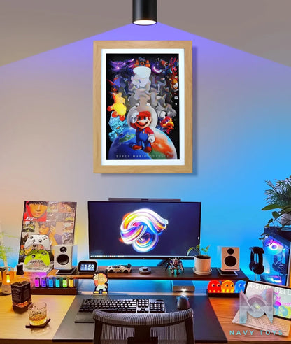KALA HOME Studio – Super Mario Multiple Characters #02 3D Decorative Painting Super Mario