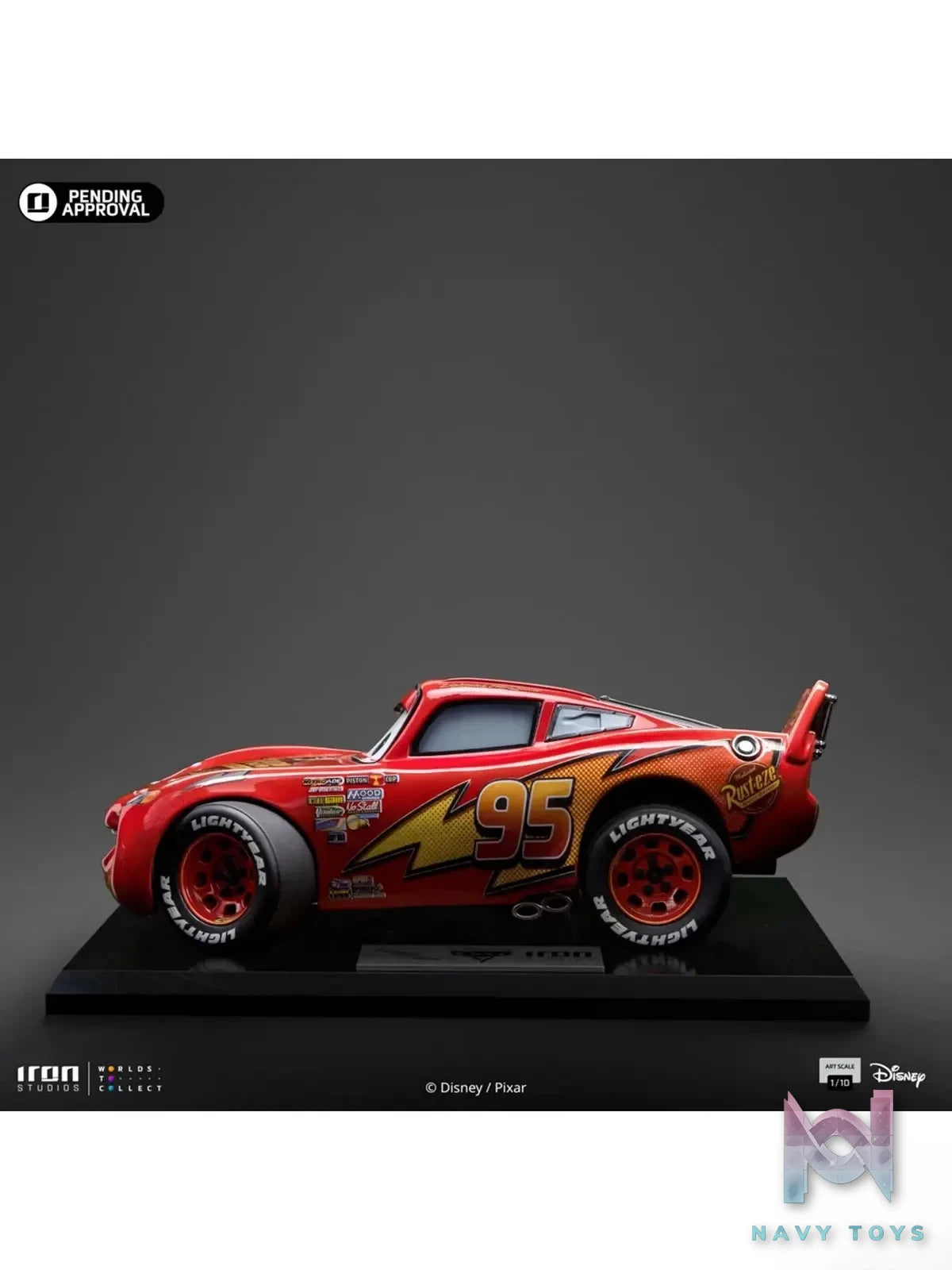 Iron Studio – Cars Lightning McQueen DSNEY114024 DSNEY113924-10 (Licensed)