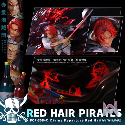 JacksDo Studio – One Piece Divine Departure Shanks + Red Hair Pirates Members 3 man set