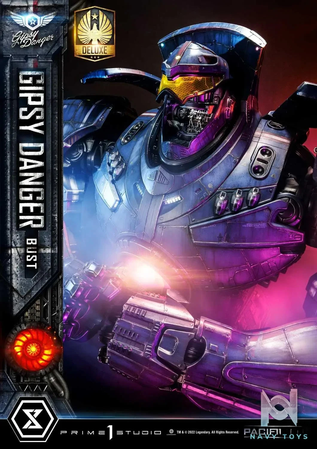 Prime 1 Studio – Life Size Bust Pacific Rim Gipsy Danger LSPACRIM-01 LSPACRIM-01DX (Licensed)