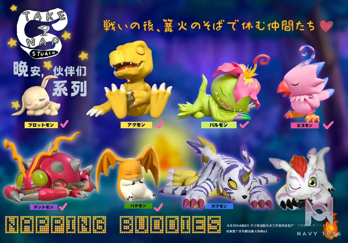 Take A Nap Studio – Gabumon X Gomamon Digimon