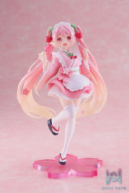 Taito – Piapro Characters – Hatsune Miku – Coreful Figure – Sakura, Wafuu Kissa ver. (Licensed)