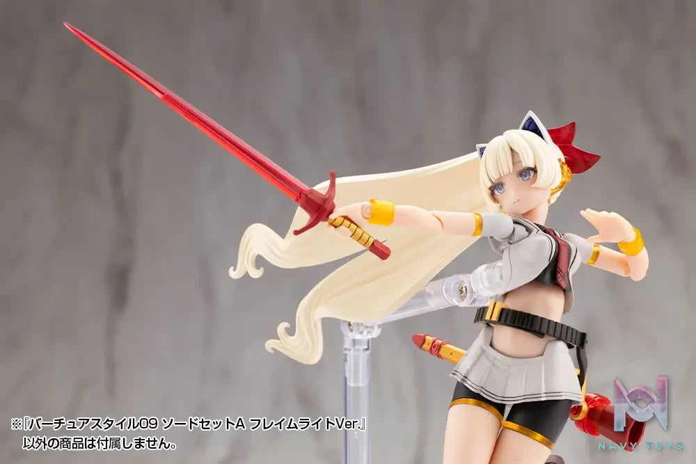 Kotobukiya – M.S.G Modeling Support Goods Virtuous Style09 X Style10 Sword Set A X B Flamerite Ver. (Licensed)