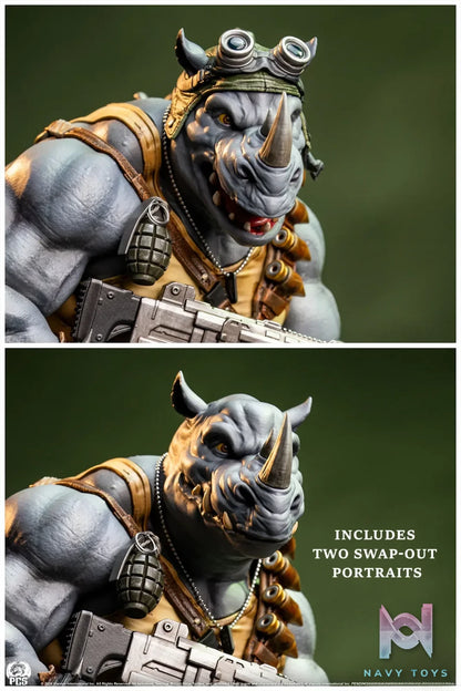 Premium Collectibles Studio – TMNT Legends Rocksteady 1/3 Scale Statue (Licensed)