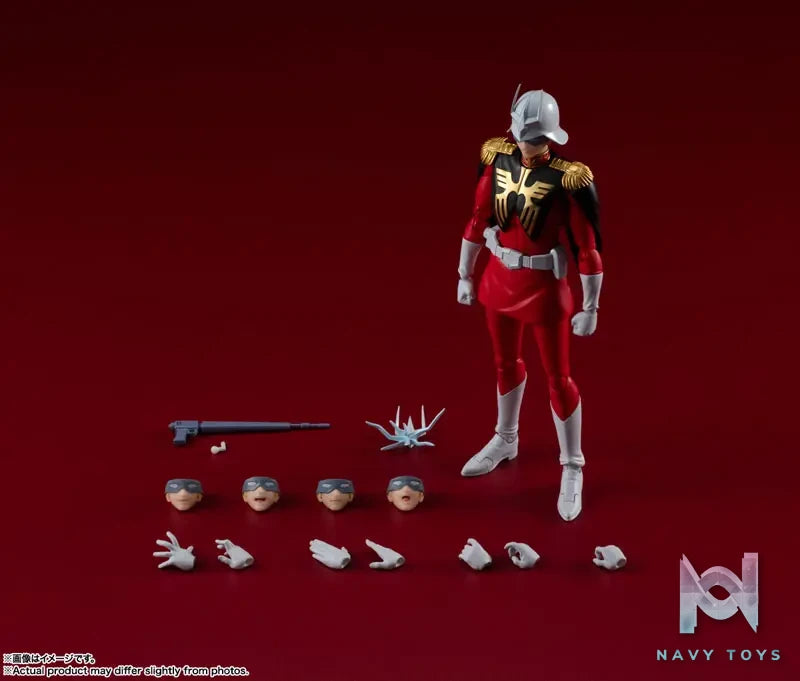 BANDAI SPIRITS – S.H.Figuarts Char Aznable “Mobile Suit Gundam” (Licensed)