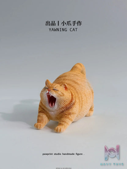 Pawprint Studio X Double One – 8cm Yawning Cat Figure (Licensed)