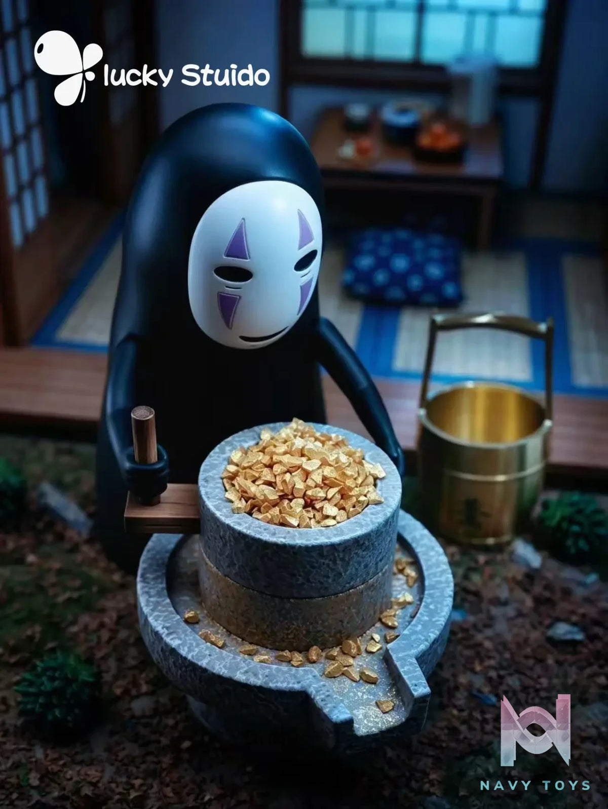 Lucky Studio – No-Face Grinding Mill Spirited Away