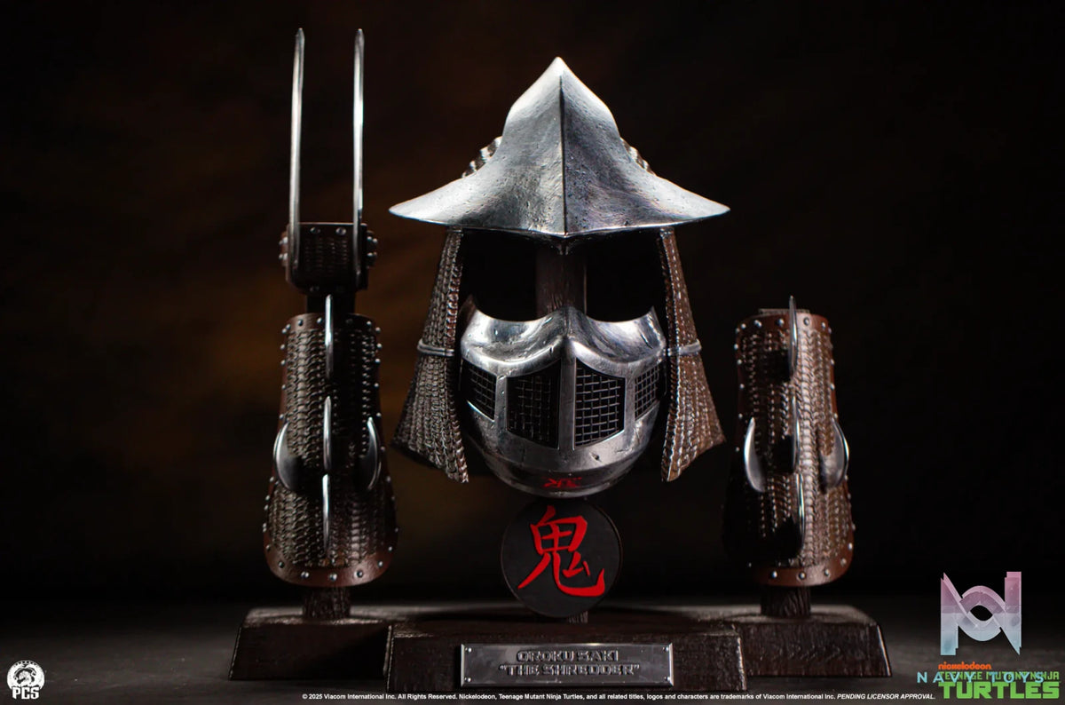 Premium Collectibles studio – Shredder Life-Sized Stainless Steel Armor Set (Licensed)