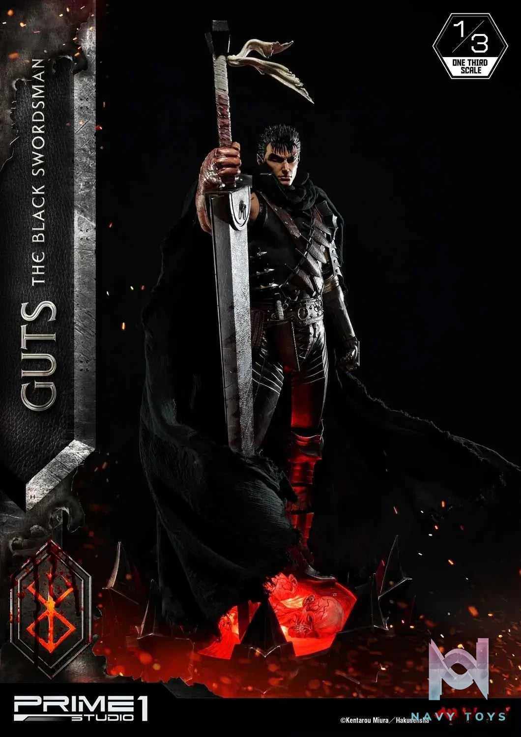 Prime 1 Studio – Museum Masterline Berserk Guts The Black Swordsman MMBR-01 MMBR-01DX (Licensed)